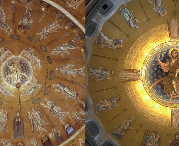 Купол собора Сан-Марко (Венеция) и собора св. Саввы (Белград)
